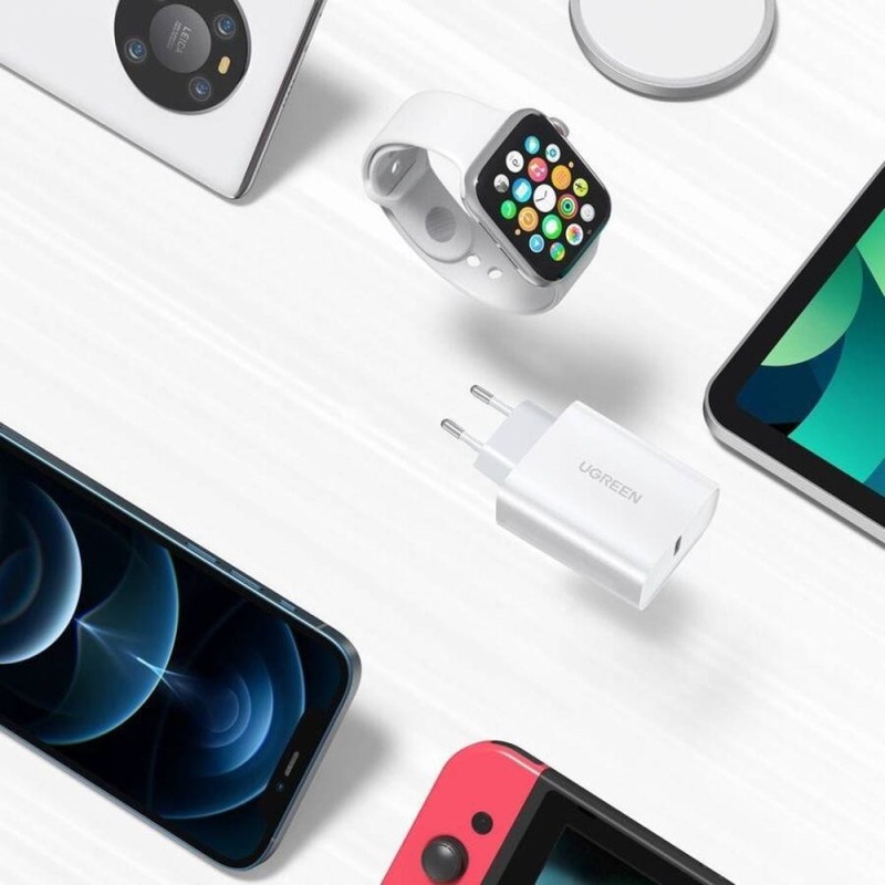 Ugreen USB Power Delivery 3.0 Quick Charge 4.0+ 20W 3A mains charger (white) Ugreen USB Power Delivery 3.0 Quick Charge 4.0+ 20W 3A mains charger (white)