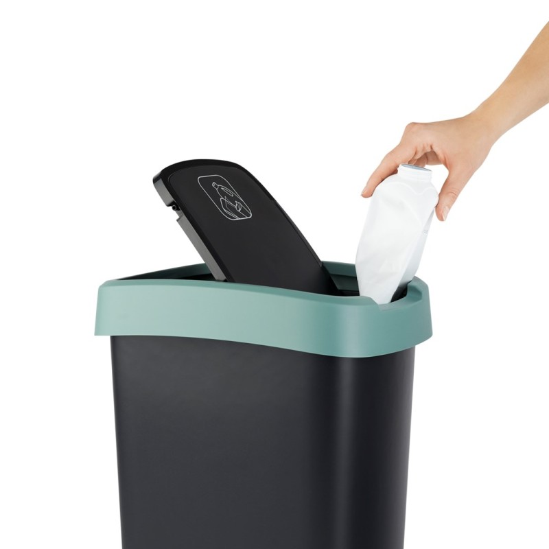 ROTHO Twist Green - trash bin – 50l ROTHO Twist Green - trash bin – 50l