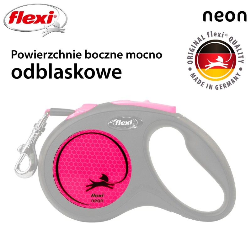 Flexi New Neon S 5 m Dog Retractable lead Flexi New Neon S 5 m Dog Retractable lead