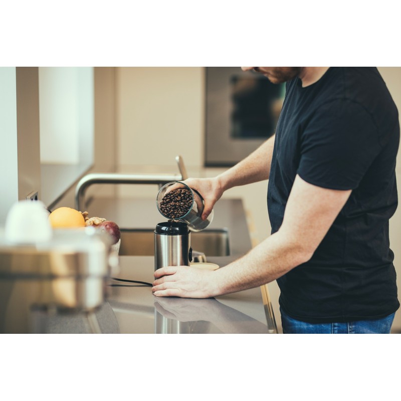 Severin KM 3879 coffee grinder 150 W Black, Stainless steel