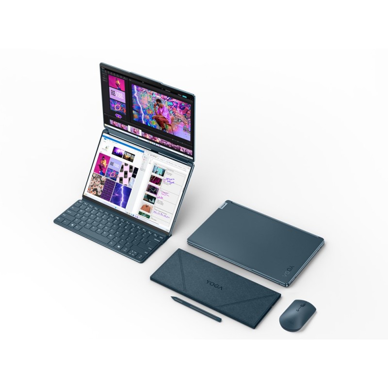 Lenovo Yoga Book 9 13IMU9 Intel Core Ultra 7 155U Hybrid (2-in-1) 33.8 cm (13.3 Lenovo Yoga Book 9 13IMU9 Intel Core Ultra 7 155U Hybrid (2-in-1) 33.8 cm (13.3