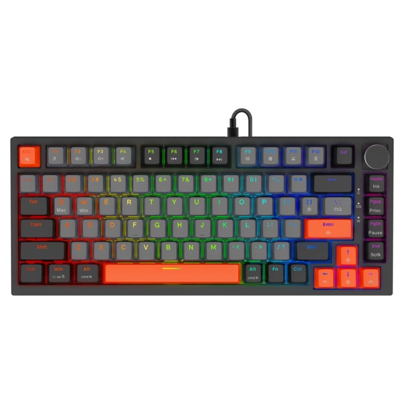 Savio ASTRAL BLACK JADE 3 COLOURS keyboard Gaming USB QWERTY US International