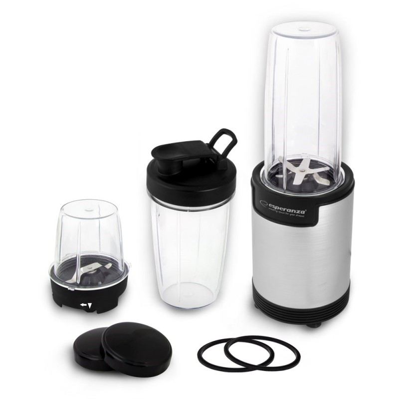 Esperanza EKM030 Nutri blender / Personal blender 9in1 900W Silver Esperanza EKM030 Nutri blender / Personal blender 9in1 900W Silver