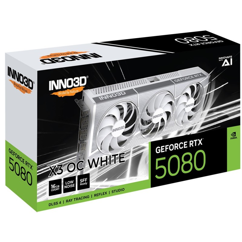 Inno3D GeForce RTX 5080 X3 OS NVIDIA 16 GB GDDR7 Inno3D GeForce RTX 5080 X3 OS NVIDIA 16 GB GDDR7