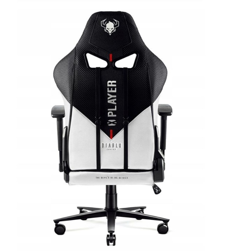 DiabloX-PLAYER 2.0. normal gaming chair white and black DiabloX-PLAYER 2.0. normal gaming chair white and black