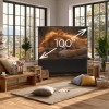 Maclean MC-964 portable projection screen, compact, floor, 100
