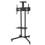 Maclean MC-661 Trolley TV Stand with Mounting Bracket and 2 Shelfs