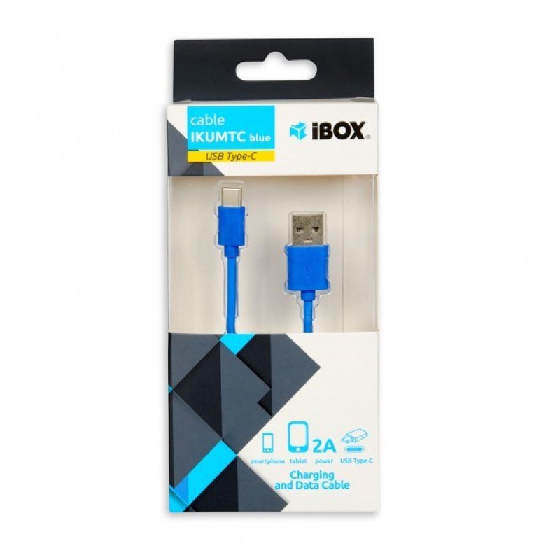 iBox IKUMTCB USB cable 1 m USB 2.0 USB A USB C Blue iBox IKUMTCB USB cable 1 m USB 2.0 USB A USB C Blue
