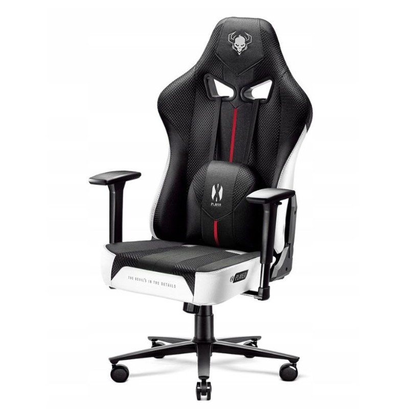DiabloX-PLAYER 2.0. normal gaming chair white and black DiabloX-PLAYER 2.0. normal gaming chair white and black