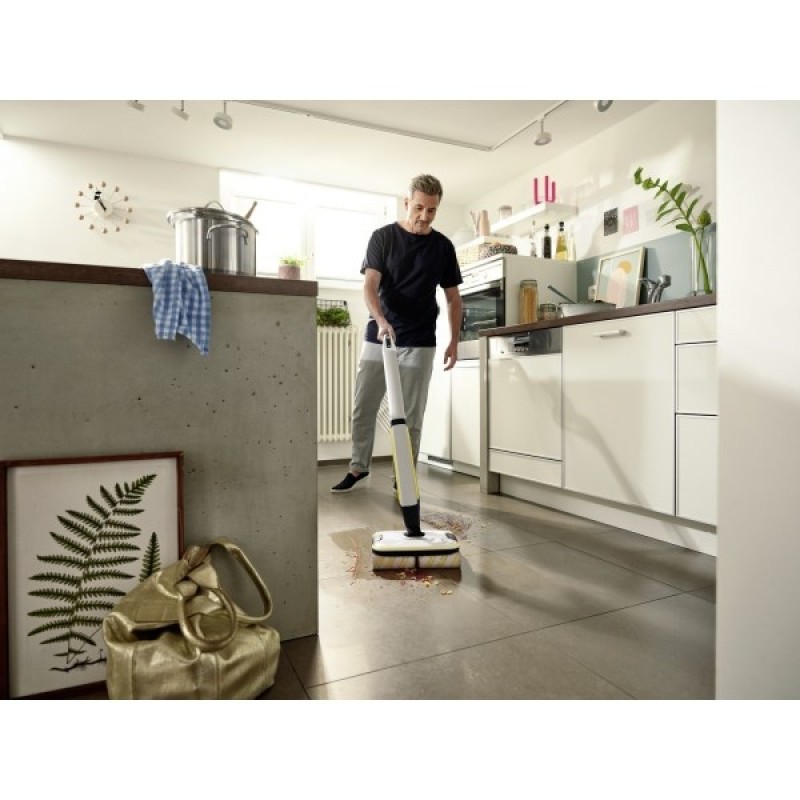 Kärcher FC 7 CORDLESS Electric broom Battery Wet Bagless Black, White, Yellow 2.85 Ah Kärcher FC 7 CORDLESS Electric broom Battery Wet Bagless Black, White, Yellow 2.85 Ah