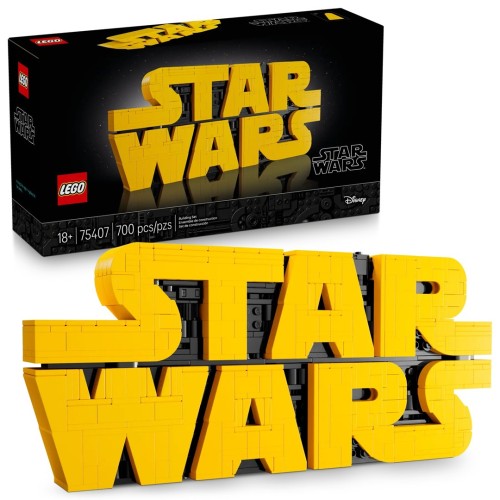 LEGO STAR WARS 75407 Brick-Built Star Wars Logo LEGO STAR WARS 75407 Brick-Built Star Wars Logo