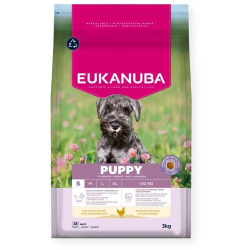 EUKANUBA Puppy Small rich in chicken 3kg