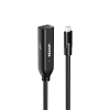 UNITEK EXTENSION CABLE USB-C 10GBPS, 5M, BLACK