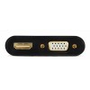 Gembird A-VGA-HDMI-02 video cable adapter 0.15 m HDMI + VGA (D-Sub) VGA (D-Sub) Black Gembird A-VGA-HDMI-02 video cable adapter 0.15 m HDMI + VGA (D-Sub) VGA (D-Sub) Black