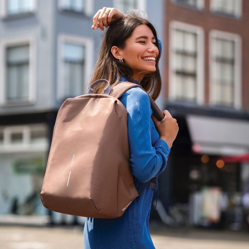 XD DESIGN ANTI-THEFT BACKPACK BOBBY SOFT BROWN P/N: P705.796 XD DESIGN ANTI-THEFT BACKPACK BOBBY SOFT BROWN P/N: P705.796