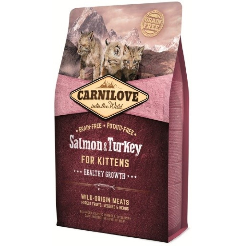 Carnilove Cat Salmon & Turkey For Kittens 6kg Carnilove Cat Salmon & Turkey For Kittens 6kg