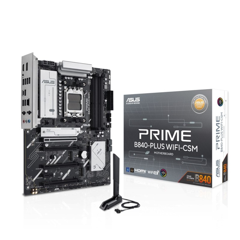 ASUS PRIME B840-PLUS WIFI AMD B840 Socket AM5 ATX ASUS PRIME B840-PLUS WIFI AMD B840 Socket AM5 ATX