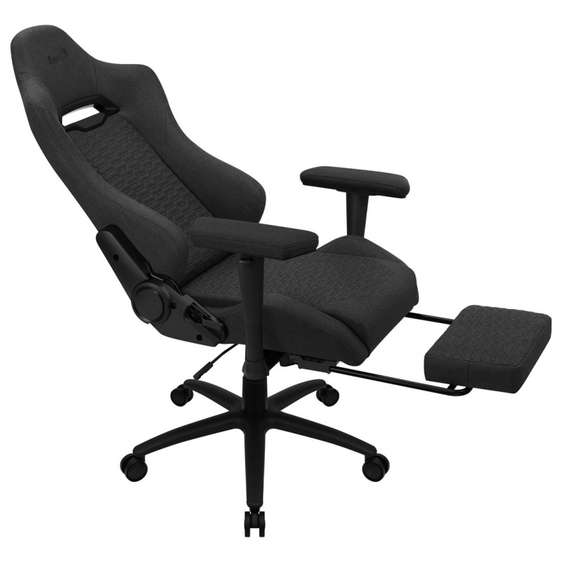 Aerocool ROYALASHBK Premium Ergonomic Gaming Chair Legrests Aeroweave Technology Black Aerocool ROYALASHBK Premium Ergonomic Gaming Chair Legrests Aeroweave Technology Black