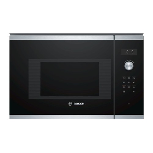 Bosch Serie 6 BFL524MS0 microwave Black, Stainless steel Solo microwave Built-in 20 L 800 W Bosch Serie 6 BFL524MS0 microwave Black, Stainless steel Solo microwave Built-in 20 L 800 W