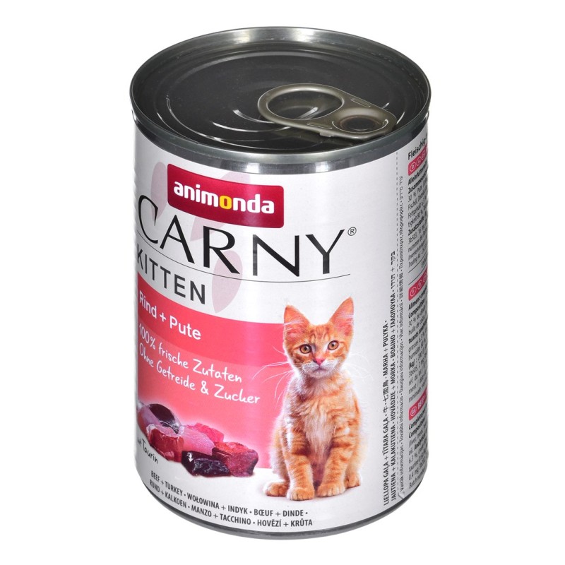 ANIMONDA Carny Kitten Beef Turkey - wet cat food - 400 g ANIMONDA Carny Kitten Beef Turkey - wet cat food - 400 g