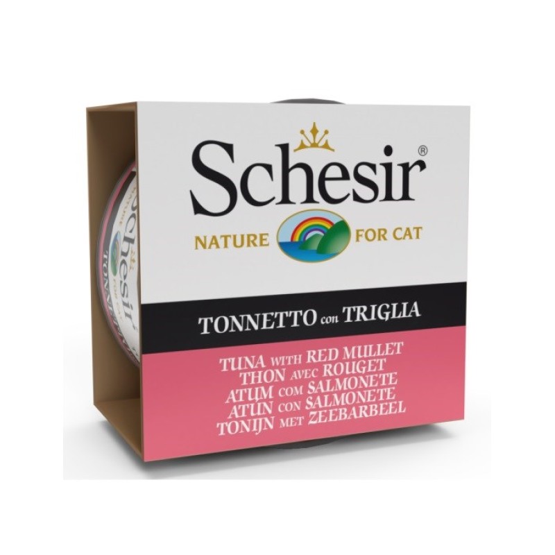 SCHESIR in jelly Tuna with red mullet - wet cat food - 85 g