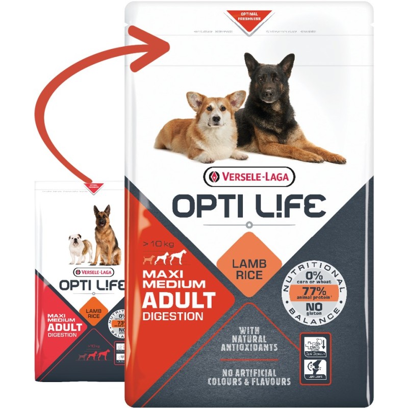 Versele-Laga Adult Digestion Medium & Maxi 12.5 kg Versele-Laga Adult Digestion Medium & Maxi 12.5 kg