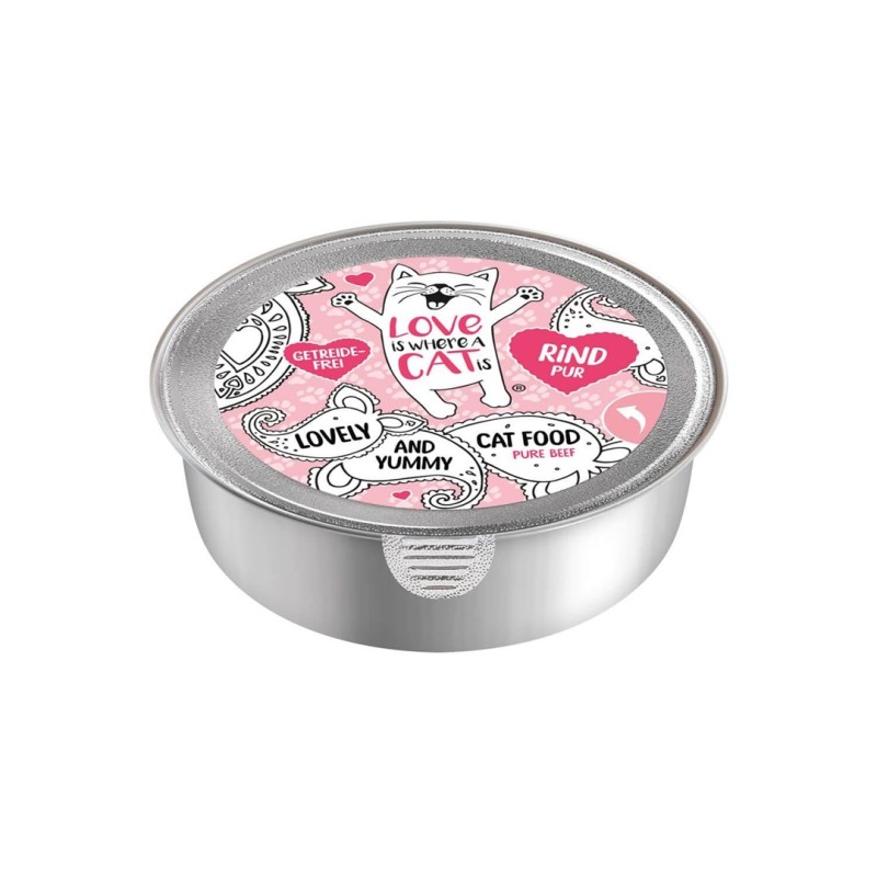 LOVE IS WHERE A CAT IS® Beef - wet cat food - 85g