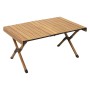 Folding camping garden table DREVO 90cm