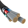 Baseus Unbreakable USB A to USB C cable 2 m 100 W Black Baseus Unbreakable USB A to USB C cable 2 m 100 W Black