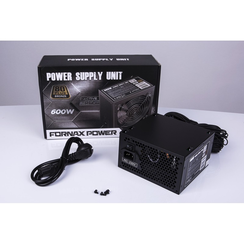 Gembird CCC-PSU80P-BBP-600 power supply unit 600 W 24-pin ATX ATX Black