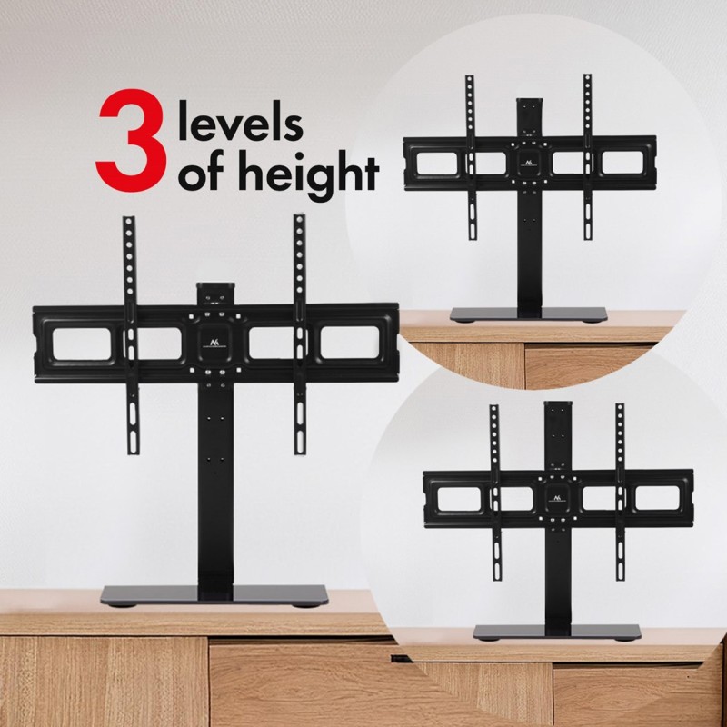 Maclean MC-386 Universal TV Stand Base for Cabinet Dresser Table Desk 32 Maclean MC-386 Universal TV Stand Base for Cabinet Dresser Table Desk 32