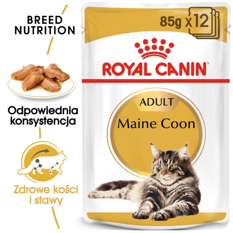ROYAL CANIN FBN Maine Coon - Cat wet food - sachet 12x 85g ROYAL CANIN FBN Maine Coon - Cat wet food - sachet 12x 85g