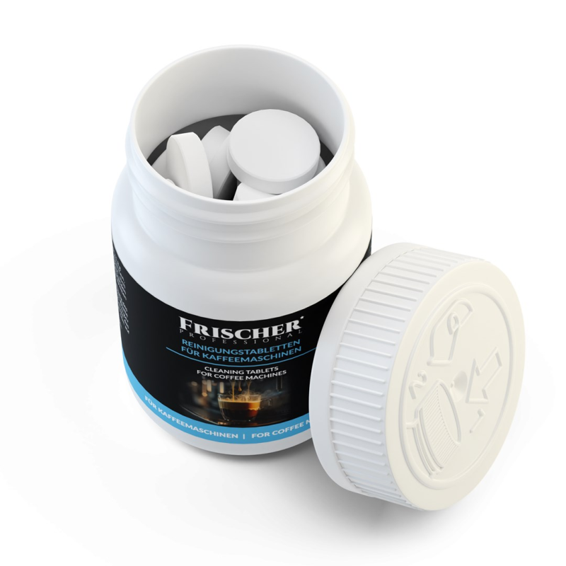 Frischer coffee machine cleaning tablets 30 pcs. Frischer coffee machine cleaning tablets 30 pcs.