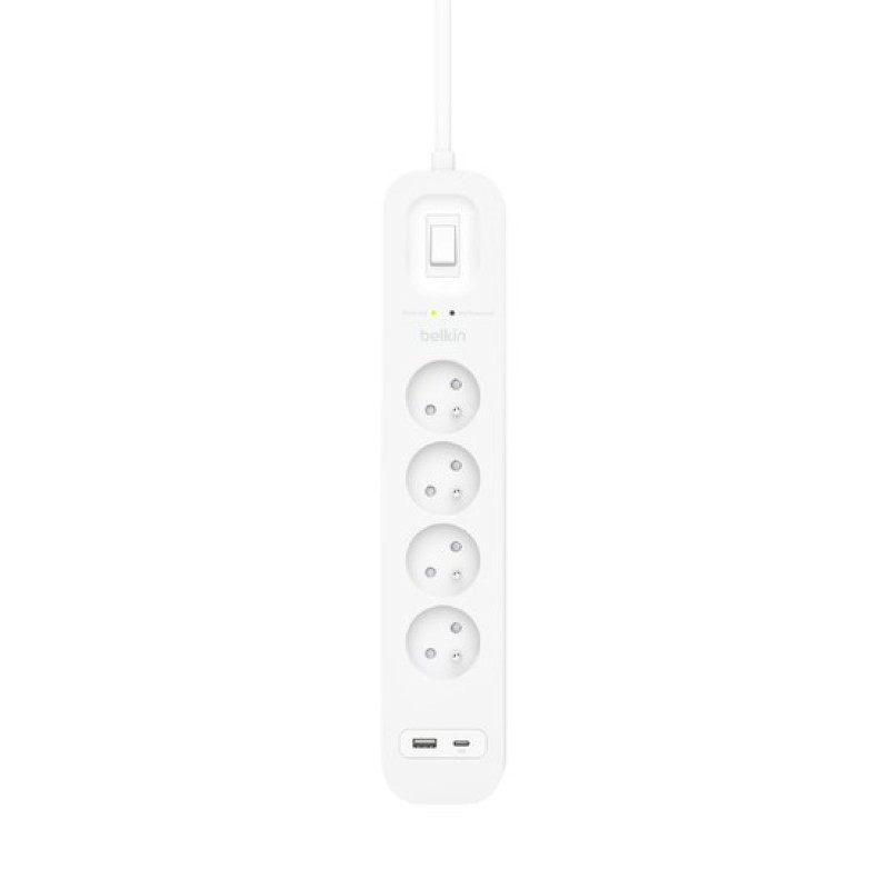 Belkin SRB001CA2M surge protector White 4 AC outlet(s) 2 m Belkin SRB001CA2M surge protector White 4 AC outlet(s) 2 m