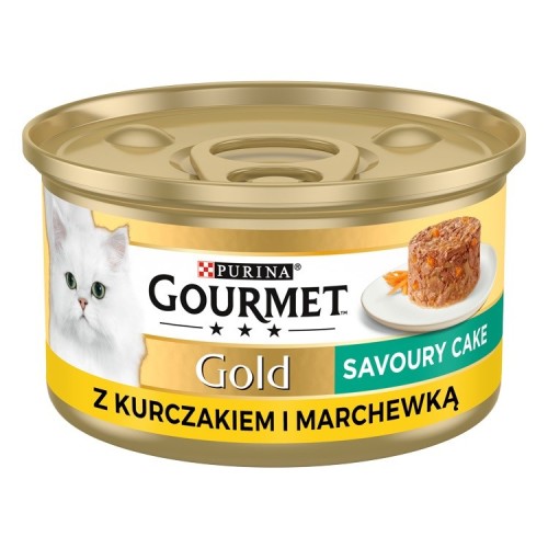 GOURMET GOLD - Savoury Cake with Chicken and Carrot 85g GOURMET GOLD - Savoury Cake with Chicken and Carrot 85g