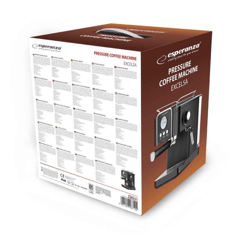 Esperanza EKC010 Espresso coffee maker 1.8 L Esperanza EKC010 Espresso coffee maker 1.8 L
