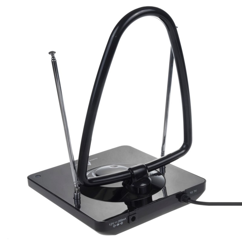Maclean MCTV-963 High Gain Indoor Aerial Antenna Low Noise Digital Analog Freeview FM DVB Strongt 45dB DVB-T/T2 H.265 HEVC Maclean MCTV-963 High Gain Indoor Aerial Antenna Low Noise Digital Analog Freeview FM DVB Strongt 45dB DVB-T/T2 H.265 HEVC