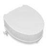 Raising toilet seat with flap 225 kg KING