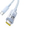 Baseus Gem USB C to USB C fast charging cable 2 m 100 W Blue Baseus Gem USB C to USB C fast charging cable 2 m 100 W Blue