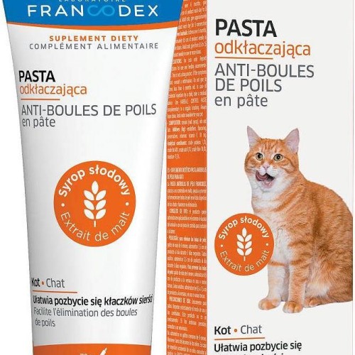 FRANCODEX Anti Hairball paste for cats - 70g FRANCODEX Anti Hairball paste for cats - 70g