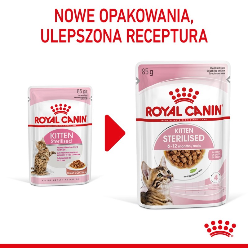 Royal Canin Sterilised Gravy 12x85g Royal Canin Sterilised Gravy 12x85g