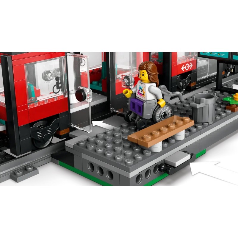 LEGO CITY 60423 Downtown Streetcar and Station LEGO CITY 60423 Downtown Streetcar and Station