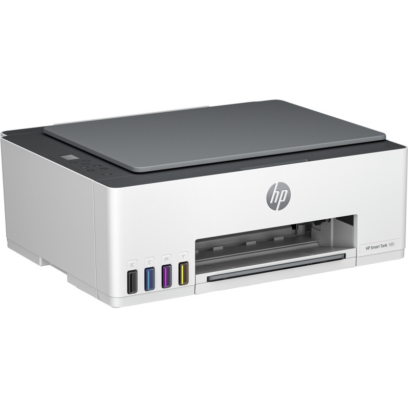 HP Smart Tank 580 All-in-One Printer, Home and home office, Print, copy, scan, Wireless; High-volume printer tank; Print from phone or tablet; Scan to PDF HP Smart Tank 580 All-in-One Printer, Home and home office, Print, copy, scan, Wireless; High-volume printer tank; Print from phone or tablet; Scan to PDF