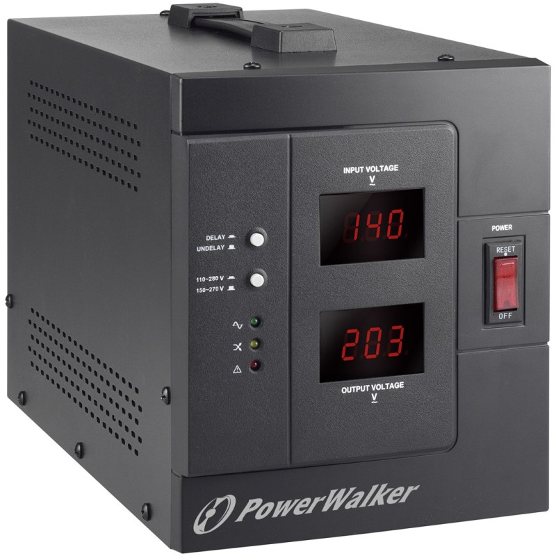 PowerWalker AVR 3000 SIV FR voltage regulator 1 AC outlet(s) 110-280 V Black PowerWalker AVR 3000 SIV FR voltage regulator 1 AC outlet(s) 110-280 V Black