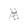 Two-wheel rehabilitation support - walker Blue black