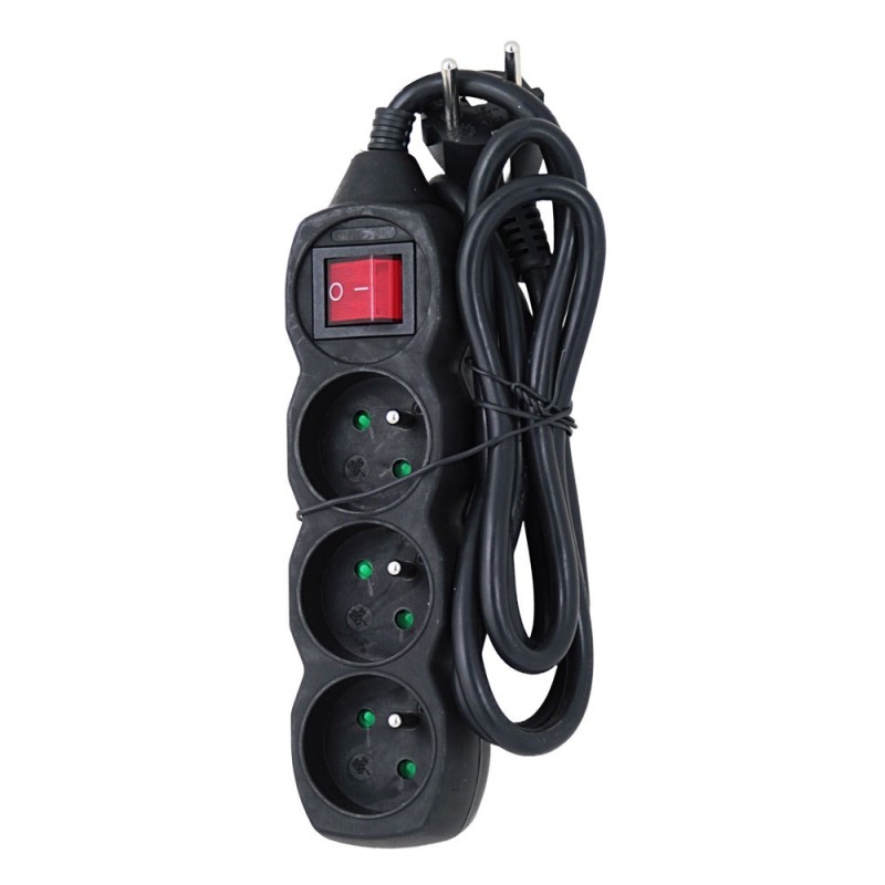 Esperanza ELK210K Power strip 3GN/1,5M Black Esperanza ELK210K Power strip 3GN/1,5M Black
