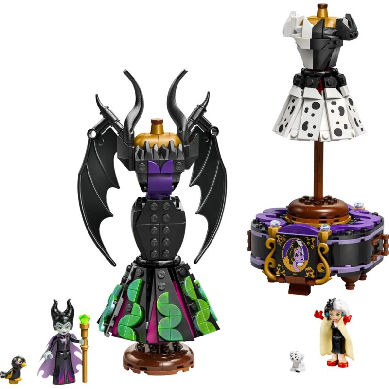 LEGO DISNEY 43262 Maleficent's and Cruella de Vil's Dresse LEGO DISNEY 43262 Maleficent's and Cruella de Vil's Dresse