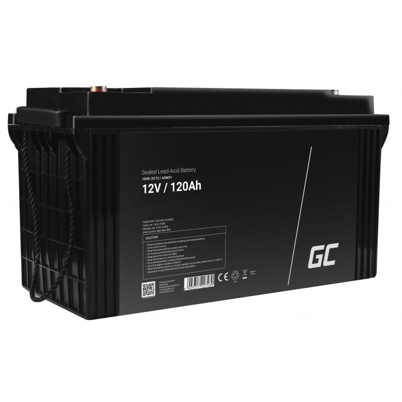 Green Cell AGM31 vehicle battery Sealed Lead Acid (VRLA) 120 Ah 12 V Marine / Leisure Green Cell AGM31 vehicle battery Sealed Lead Acid (VRLA) 120 Ah 12 V Marine / Leisure