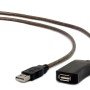 Gembird USB A/USB A M/F 10m USB cable USB 2.0 Black