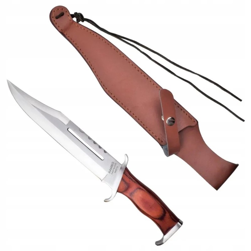 Cinema Classic CC-H3 Rambo III knife with leather sheath, 425 mm Cinema Classic CC-H3 Rambo III knife with leather sheath, 425 mm